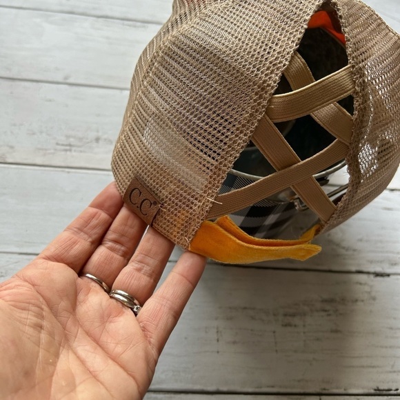 C.C Criss-Cross
Elastic Band Distressed Embroidered hat - Picture 6 of 6